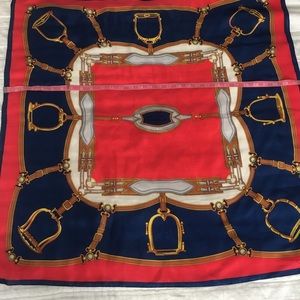 Vintage Oscar de la Renta scarf “Le Pied  A L Etrier”.